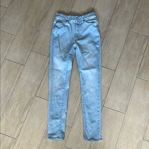 Old Navy Girls Light Blue Skinny Jeans Classic Style Adjustable Waist